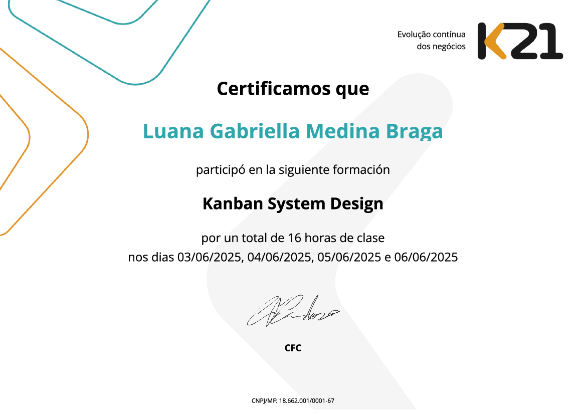 Certificado K21